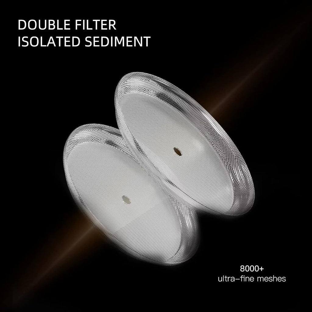 DHPO Ceramic French Press Coffee Maker, 22 Ounce Coffee Press Manual Brewer with Walnut Wood Lid, Premium Food Grade Stainless Steel Filter with Dual Screen for Coffee and Loose Tea, Gift Box, Green