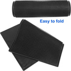 5 Pack Rubber Bar Mats, 18" x 12" Black Bar Service Mat, Spill Mat for Countertop, Bartending, Rubber Bar Mats, Efficient and Stylish Solution for Every Bartending Need,by KUKLIPJIM