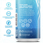 Yerbaé Energy Beverage - Iced Triple Berry, 0 Sugar, 0 Calories, 0 Carbs, Energized by Yerba Mate. Yerbae is a Plant-Based, Healthy Alternative to Sugary Energy Drinks, 16oz cans (12 Pack)