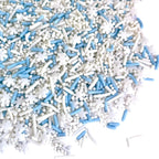 Manvscakes, Natural Sprinkles, No Artificial Dyes, Snowflake Edible Sprinkles, Holiday Cake Decorations, Dessert, Cookies, 3 ounces, Christmas Sprinkles, Winter Baking, Gluten Free, Blue Sprinkle