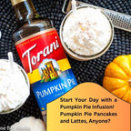 Jimoco® Syrup Pump Dispenser + Torani® Pumpkin pie Syrup, 25.4 oz - Coffee Syrup Pump & Flavoring Bundle