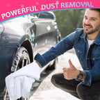 Newwiee 3 Pcs Extra Large Microfiber Cleaning Cloth 30" x 20" Washable Reusable Microfiber Towel Streak Free Lint Free Cloth for Cleaning Home Glass Office Window Bathrooms (Pink,Yellow,Light Blue)