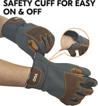 Vgo... 1-Pair Gardening Gloves Men, Safety Work Gloves, Puncture-proof, Thornproof, Touchscreen (SL7475)