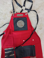 Unisex Chef Apron for Men & Women | Waterproof, Cross Back, Cotton Canvas with Pockets for Kitchen, BBQ, Hairdresser