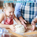 50Pcs Wooden Mini Rolling Pin, 5.5 Inches Mini Rolling Pin for Crafts, Small Dough Rolling Pins for Imaginative Play and Baking Pastry Pizza Cookie Create, Halloween and Christmas Presents