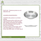 AME D'ESSENCE (1PC-12) Aluminum Pie Pan Commercial Grade Round Pie Plate Size 12" x 1mm Thick