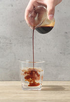 Espresso Cups, 100ML/3OZ Espresso Cups, Espresso Shot Glasses with V-Shaped Mouth, Clear Accessories, Milk Frothing Pitcher (1pcs)