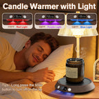 Coffee Mug Warmer – 55W Fast Heating Coffee Warmer, 3 Temperature Settings up to 170℉ with LED Lights, 2–9H Timer & Auto Shut-Off, Coffee Cup Warmer Gift for Women & Men, Office/Home Use