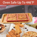 Rectangle Silicone Molds For Baking，1 Inch Deep Chocolate Bar Mold - 8 Cavity，Homemade Granola Cereal Candy Bar Mold - Set Of 2