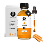 Dolce Flav Natural Orange Food Coloring – 2 oz Bright Plant-Based Liquid Dye | Water-Soluble Color for Baking, Drinks & Desserts | Graduated Dropper Included | No Artificial Dyes | Kosher | Made in USA