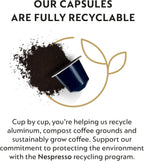 Nespresso Capsules Original Line, Kazaar, Dark Roast Coffee, 50 Count Coffee Pods