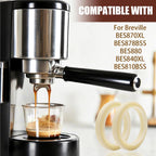 Dianrui 2PCS 54mm Silicone Steam Ring for Breville Espresso Machine Accessories BES870xl/878/860/880/810/840/450/500 Espresso Accessories Grouphead Gasket Replacement Part