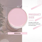 MAONAME 13" Round Tray, Pink Serving Tray with Handles, Modern Decorative Trays for Coffee Table, Plastic Ottoman Trays for Ottoman, Bathroom, Decor