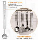 HARFINGTON Single Measuring Spoon 1/2tsp (1/6tbsp, 2.5ml) Teaspoon/Tablespoon 430 Stainless Steel Single Tiny Square Bowl Measuring Spoon Long Handle Measure Scoop