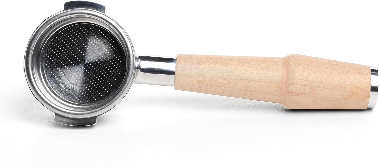 Espresso Accessories Kit 58mm for E61 Group Head Bottomless Portafilter, Calibrated Tamper, Dosing Funnel with Puck Filter, and Espresso Distributor