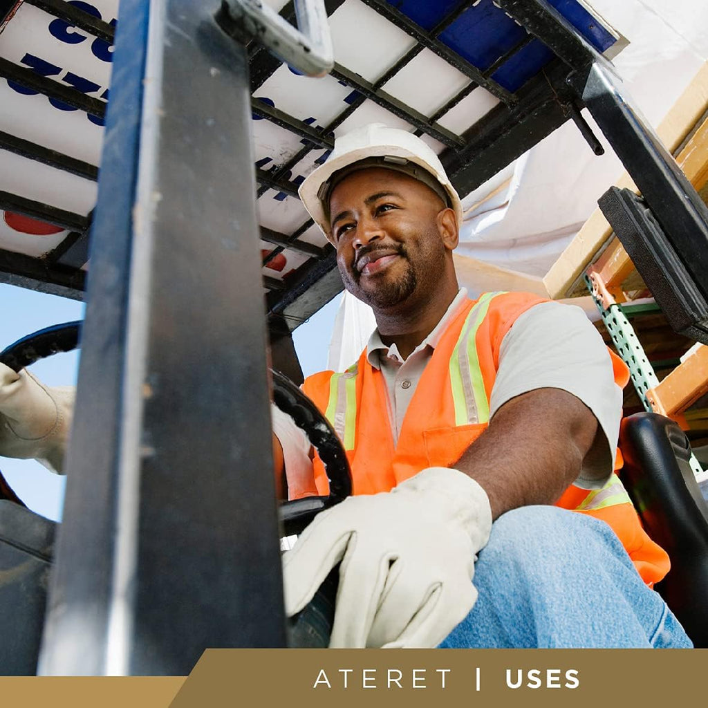 ATERET 120 Pairs X-Large Heavy Duty Durable Cowhide Leather Work Gloves I Driver Gloves for Truck Driving, Warehouse, Gardening, Farming