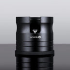 Coffee Portafilter Holder| Espresso Tamper Stand| Aluminum Alloy Espresso Holder| With Non-slip Base| Fits 54mm Espresso Machines Portafilter | (54mm, Black)