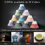 Ceramic Reusable Coffee Filter Dripper Paperless Sustinable Mt. Fuji Made in Japan (Orange)