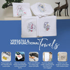 LITO LINEN AND TOWEL Flour Sack Towels - 100% Cotton Tea Towels for Crafts, Dish Towels for Kitchen, Embroidery, Cleaning, Baking (Pack of 2) - 18"x 28"