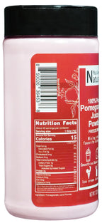 NPG Freeze-Dried Pomegranate Juice Powder 7 Oz, Seedless Fine Powder 100% Natural for Smoothies, Beverages, Baking, and Cooking, Vegan-Friendly, Light Pink Color