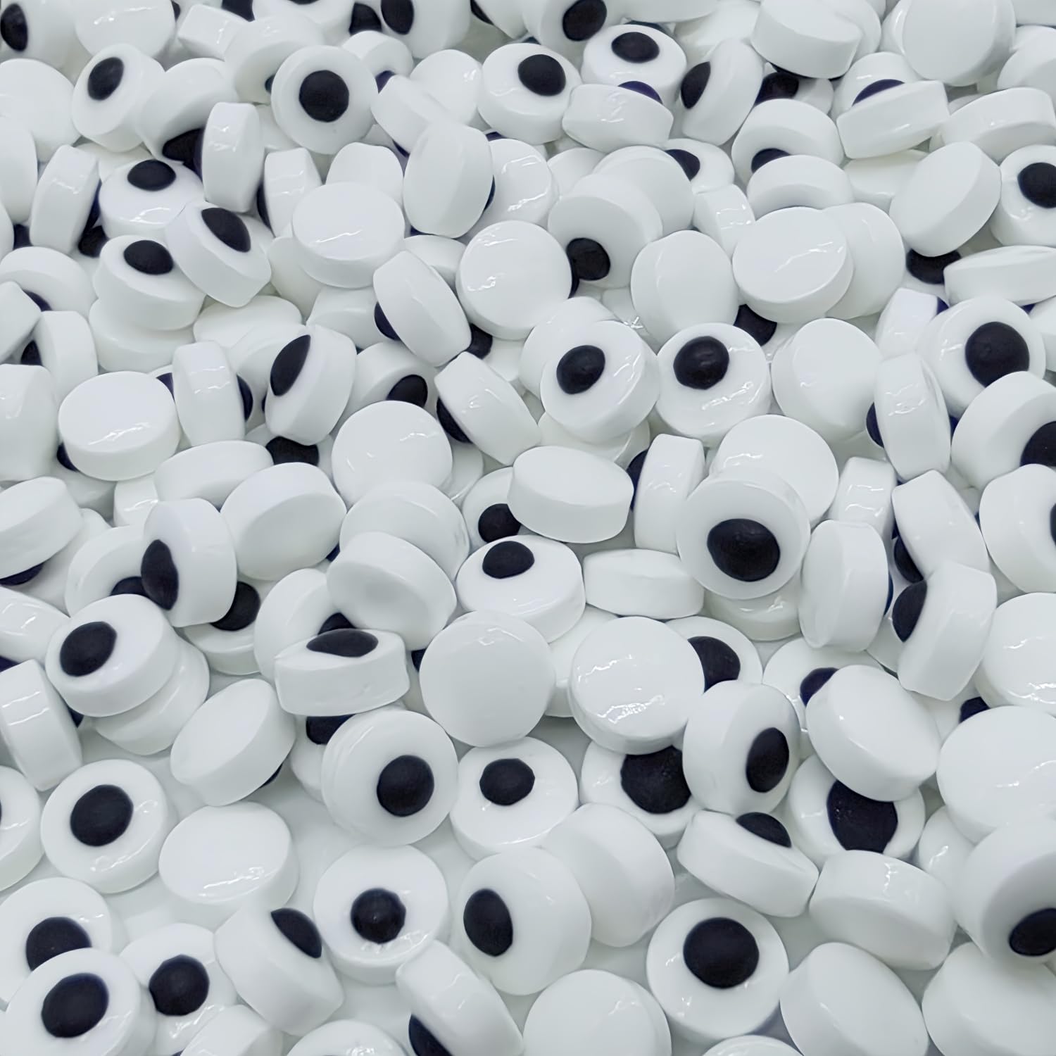 7mm Mini Candy Eyes for Decorating Edible Candy Eyes Eyeballs Halloween Sprinkles for Cake Decorations, Baking, Ice Cream, Cookies, Cupcake Topper 3OZ