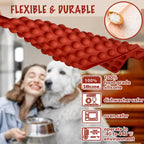 HKNMTT Mini Semi Sphere Shape Molds Silicone, 296 Cavities Round Baking Moulds for Dog Treats Snack Candy Chocolate Chip Cookie Wax Yogurt Melts, Oven Safe Small Half Ball Pellet Sheets