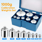UCEC Calibration Weight Set 1000g for Digital Scale with Case and Tweezers, Gram Scale-M2 Class 10g 20g 20g 50g 100g 100g 200g 500g