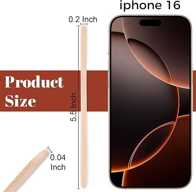 ANTETOK Wooden Coffee Stirrers - Coffee Stir Sticks 5.5 Inch,800pcs Disposable Swizzle Sticks,Swizzle Drink Sticks for Coffee,Tea,Cocktail and Hot Chocolate