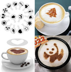 Rechargeable Milk Frother, 3-Speed Electric Handheld Frother with 2 Whisks and Coffee Decoration Tool, Stand-up Design, for Cream, Latte, Cappuccino (Black)