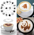 Rechargeable Milk Frother - 3-Speed Electric Handheld Coffee Mixer With 2 Whisks and Decoration Tool, Stand-up Design for Latte, Cappuccino, Cream (White)