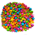 Edible Rainbow Sugar Pearls Candy Sprinkles 120G/ 4.23Ounce Baking Cake Sprinkles Cupcake and Cake Topper Cookie Decorations Wedding Party Valentines Halloween Christmas Supplies