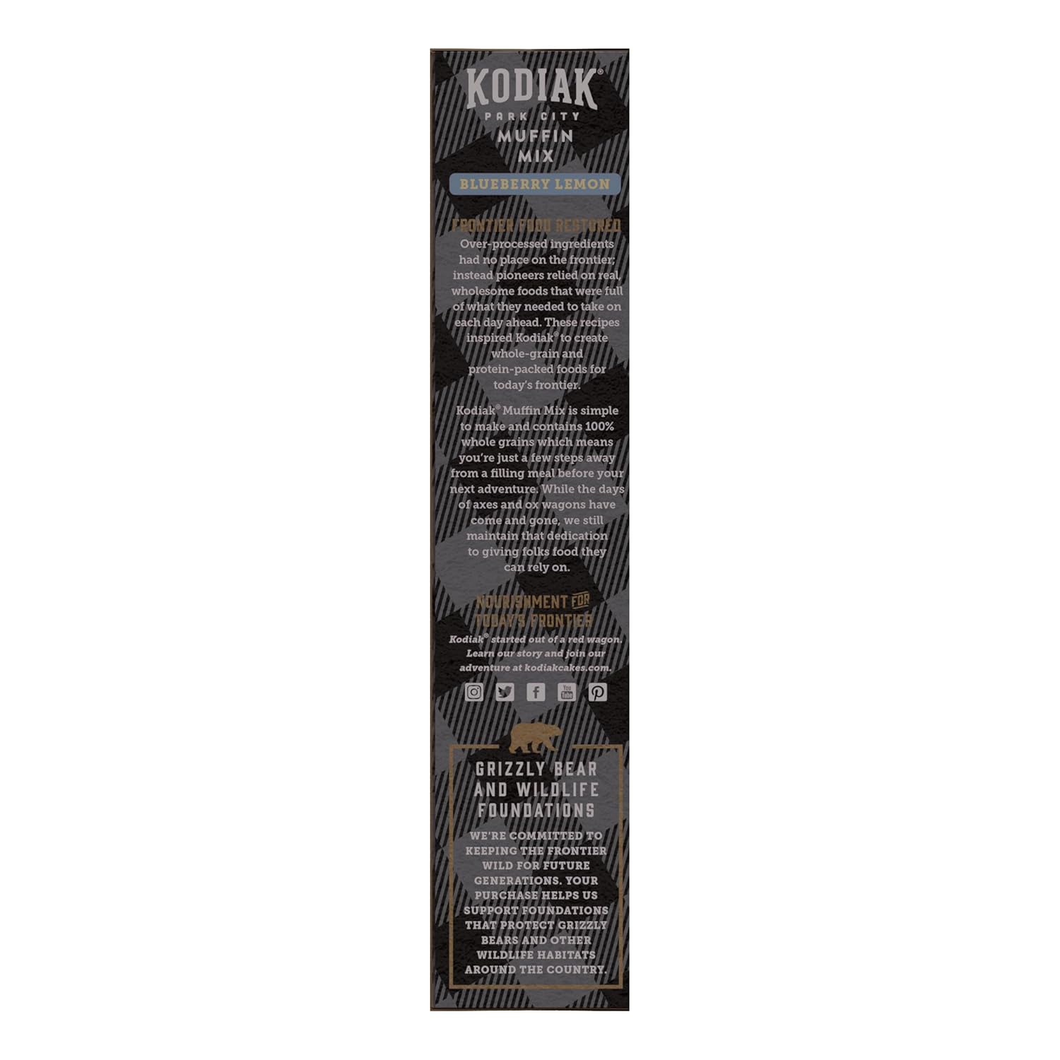 Kodiak Cakes Power Bake, Protein Muffin Mix, Blueberry Lemon, 14 Ounce (Pack of 6)