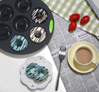 To encounter 41 Pieces Silicone Baking Pan Set, Silicone Cake Molds, Baking Sheet, Donut Pan, Muffin Pan with 36 Pack Baking Cups, Dishwasher Safe