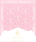 Cake Decorating Stencil for Tall Buttercream Cake, Royal Icing, Ganache, Paint, Airbrush (PRISKA)