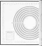 Yansumi Silicone Pastry Mat Extra Large Non-Slip Mat for Rolling Dough Pie Crust and Baking Non-Stick with Measurements (XXL,32"L x 24"W, Black)