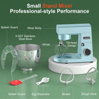 HOWORK Stand Mixer,10+p Speeds With 5.5QT Stainless Steel Bowl,Dough Hook, Wire Whip & Beater,for Most Home Cooks,Blue