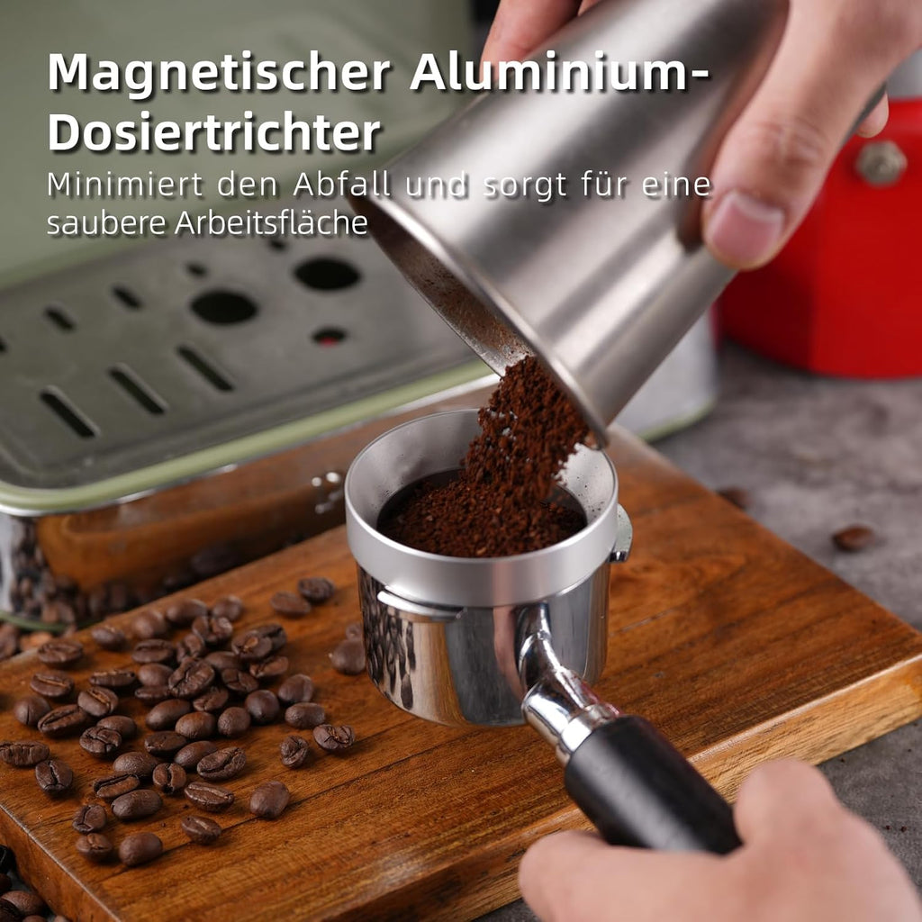 58mm WDT Tool Espresso Accessories Kit,GdHaHSP Dosing Funnel and Puck Screen Set,Espresso Stirrer Distribution Tool,Espresso Whisk for espresso tools