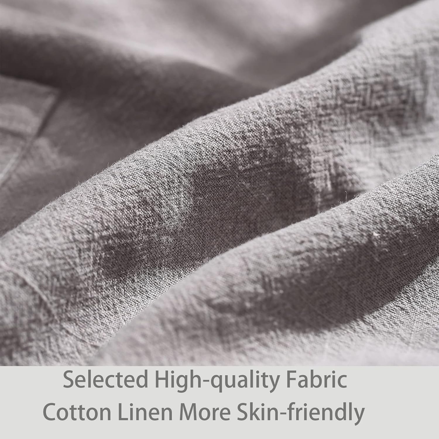 Soft Cotton Linen Apron for Women - Non-tie Cross Back Apron with Pockets, Great for Florist and Kitchen