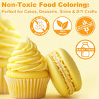 Food Coloring Powder, 18 Colors Powder Food Coloring for Baking, Powdered Edible Food Dye for Cookies, Fondant, Cake Decorating - 4g/Bottle