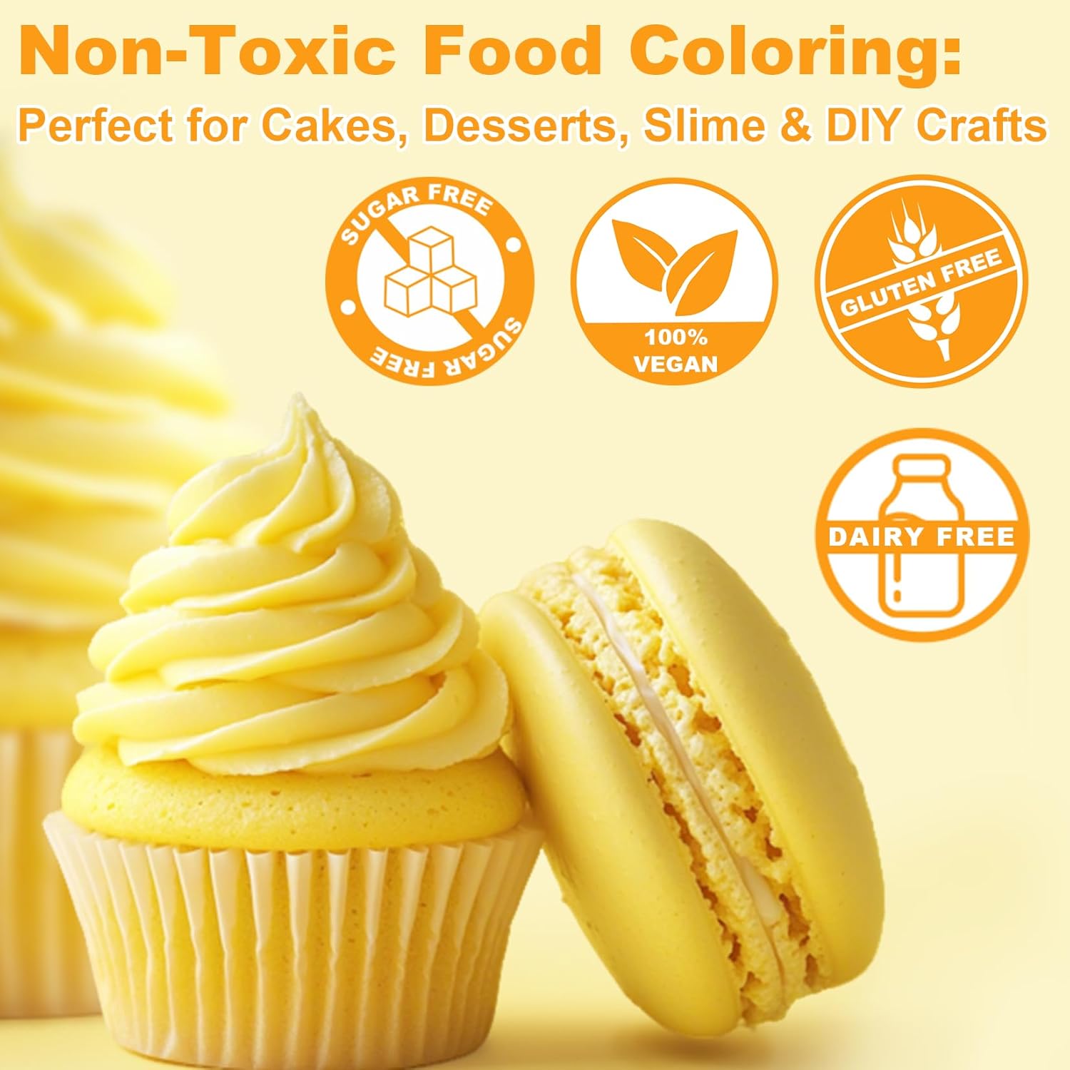 Food Coloring Powder, 18 Colors Powder Food Coloring for Baking, Powdered Edible Food Dye for Cookies, Fondant, Cake Decorating - 4g/Bottle