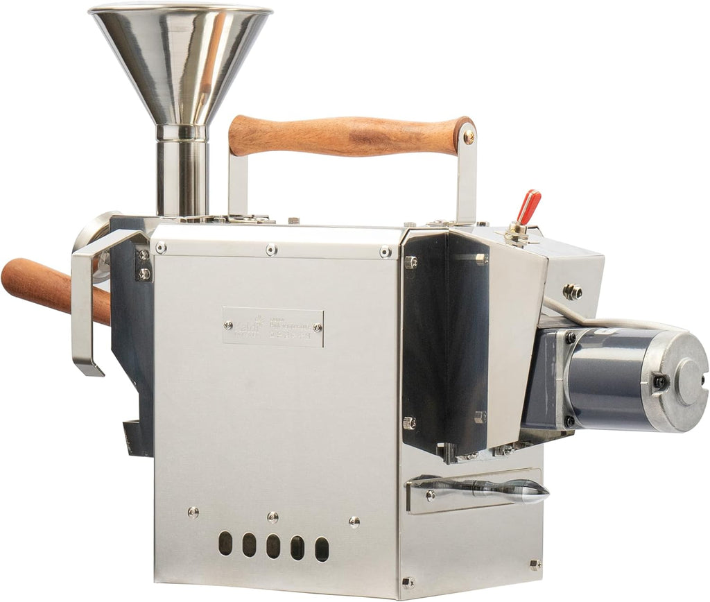 KALDI WIDE Home Coffee Gas Roaster - 300g Capacity with Full Package Accessories. Gas burner required, No thermocouples supported.