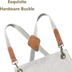 AFUN Chef Aprons for Men Women with Large Pockets, Cotton Canvas Cross Back Heavy Duty Adjustable Work Apron, Size M to XXL (Beige)