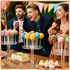 Cake Stick Mold Kit, Round Stick Cutter & Push Rod Cake Stick Maker, Mold Tool Supplies Kit Kitchen Baking Accessories Suitable for Bakery or Home Use to Make Lovely Desserts