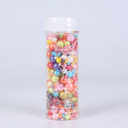 Kasvan Mixed Pearl Sugar Sprinkles - Edible Candy Pearls 130g/4.58 Oz, Mix Size, Baking Cake Decorations, Ice Cream Toppings and Cookie Decorating, Wedding Party Chirstmas Supplies