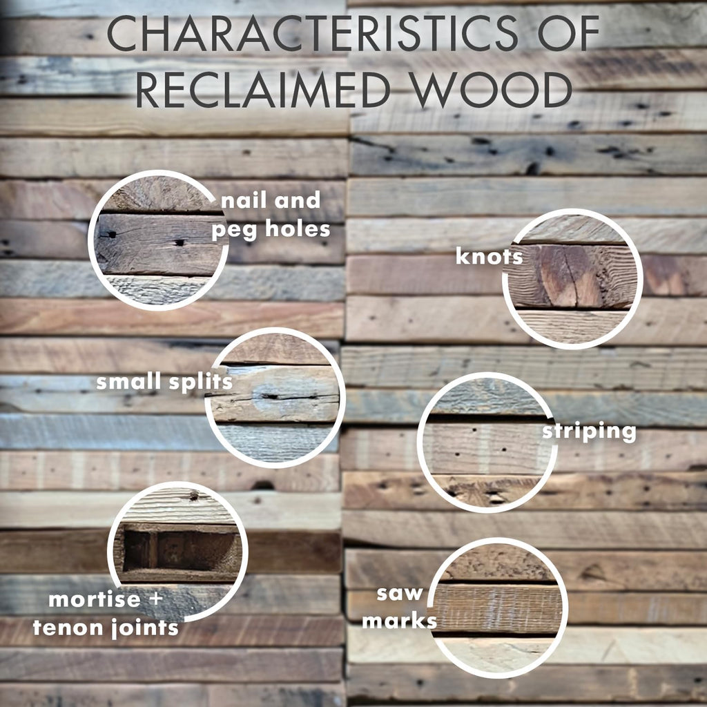 Urban Legacy Reclaimed Barnwood Planks | Floating Shelves for Wall w/Flush Mount Shelf Bracket Set Included | Set of 2 (White Wash, 48" x 7" x 2")