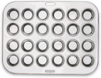 Fox Run Mini Muffin and Cupcake Pan, 24 Mini Cups, Stainless Steel Baking Pan, 10.5 x 13.75 x 1.5 inches,