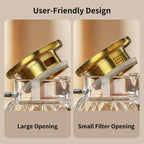 2 PACK Glass Pitcher with Lid and Spout, 68 oz/2 Liter Water Pitcher for Fridge, Clear Borosilicate Glass Water Carafe for Cold Brew, Coffee, Lemonade, Iced SunTea,Milk, Heat Resistant