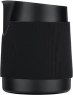 Normcore Handleless Milk Frothing Jug, Milk Pitcher 15.2 oz, Milk Frother Steamer Cup Stainless Steel Espresso Cup, Sharp Spout, Black, 450 ml