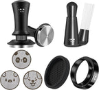 51mm Espresso Accessories Kit, Spring Loaded Calibrated Tamper, WDT Tool and Dosing Funnel, Espresso puck screen Set Fits Espresso Coffee Machines and 51mm Portafilters