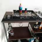 8 Pack Rubber Bar Mats, 24" x 3.15" Black Bar Service Mat, Spill Mat for Countertop, Bartending, Rubber Bar Mats, Efficient and Stylish Solution for Every Bartending Need,by KUKLIPJIM